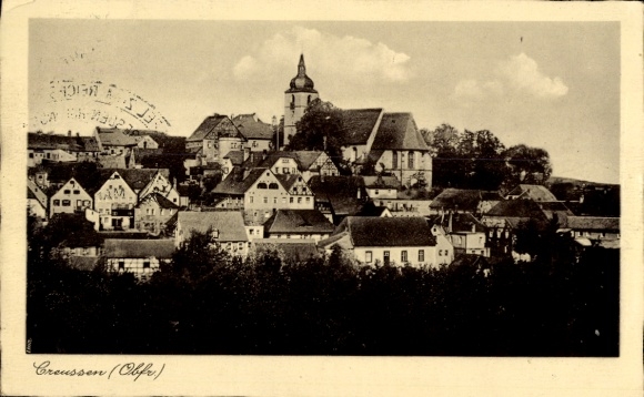 Postcard Creußen in Upper Franconia, cityscape