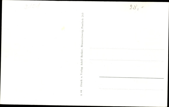 Postcard Habighorst in Lower Saxony, settlement, school, mill pond, village party, business
