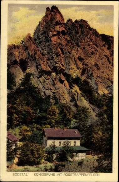 9 alte Ak Bodetal im Harz, Diverse Ansichten