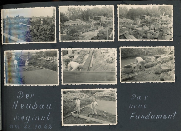 Photo Album Dierberg near Rheinsberg, 267 photos, house construction 1957 -1963, unique contemporary testimony