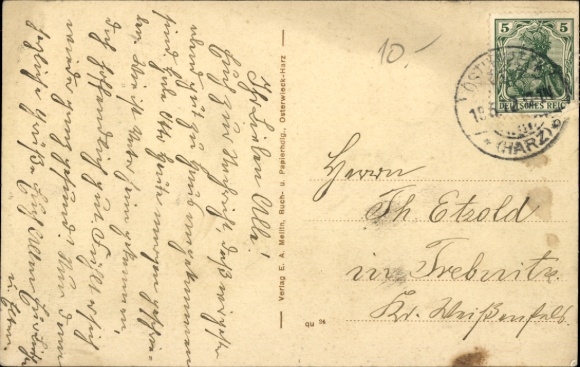 Postcard Osterwieck am Harz, Neukirchenstraße