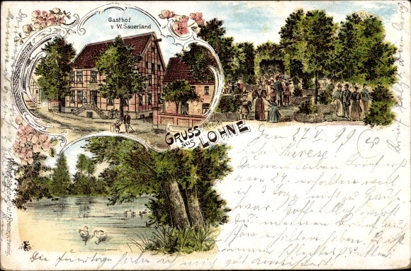 Chromo-Litho Lohne Bad Sassendorf North Rhine-Westphalia, inn