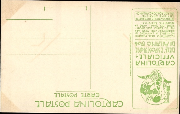 Postcard Milano Mailand Lombardia, Exhibition 1906, Loggetta degli Osii