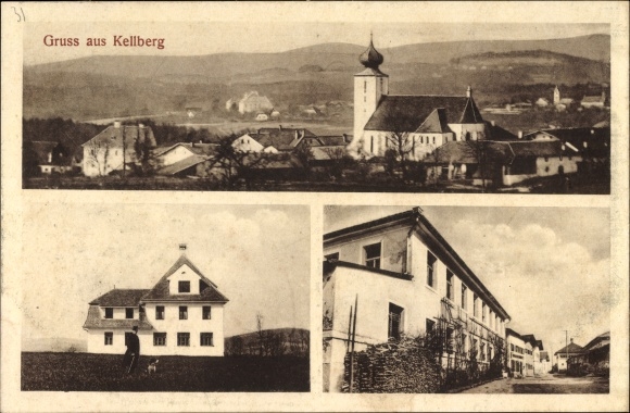 PC Kellberg Thyrnau Lower Bavaria, total view of the place, building