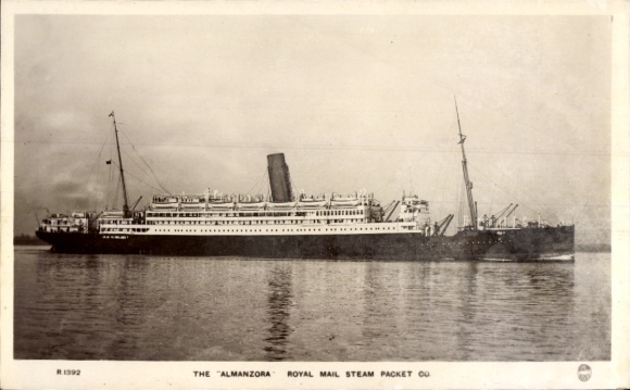 Ak-stoomboot RMSP Almanzora, Royal Mail Lines
