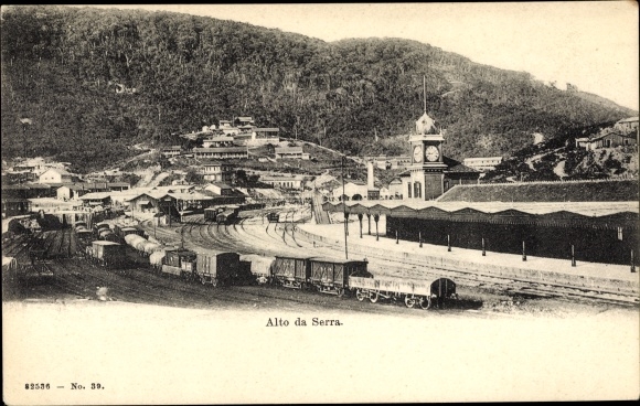 Ak São Paulo Brazilië, Alto da Serra, treinstation