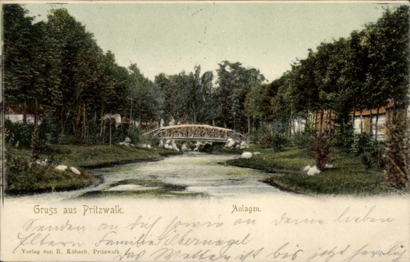 Postcard Pritzwalk in der Prignitz, facilities, bridge