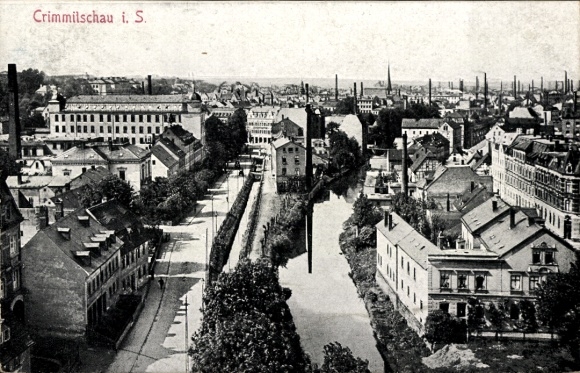Ak Crimmitschau in Sachsen, Panorama