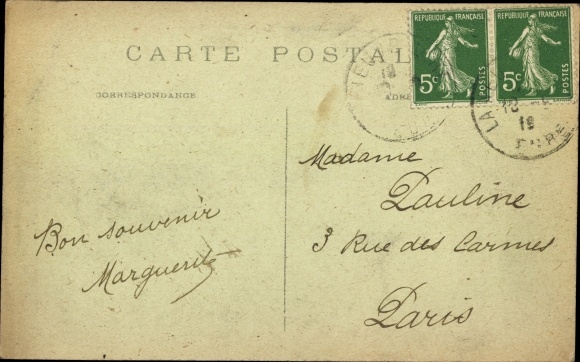 Postcard La Neuve Lyre Eure, Chateau de la Chapelle