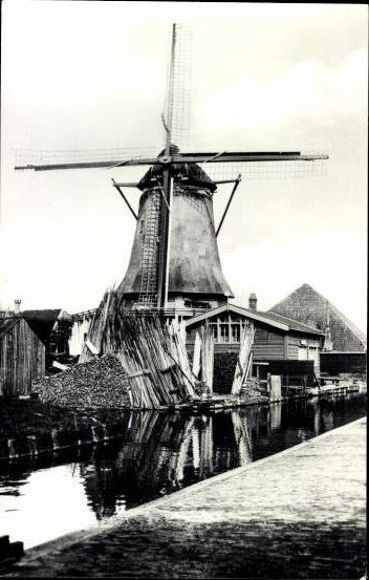 Set von 90 Ansichtskarten Windmühlen Niederlande