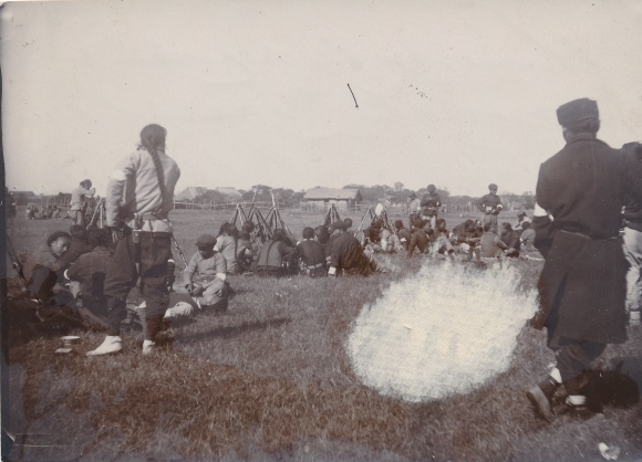 Zdjęcie Szanghaj Chiny, chińskie wojska republikańskie w terenie, 1913 r