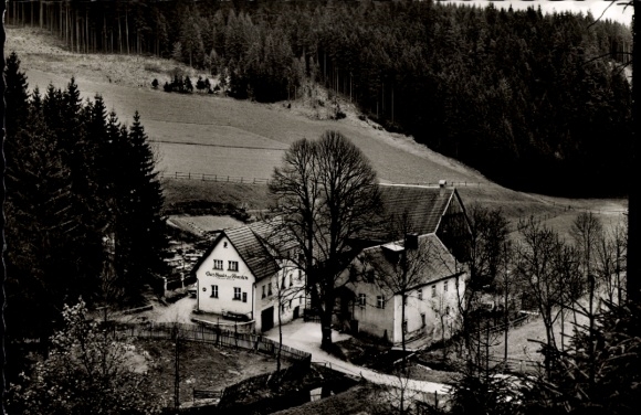 Postcard Gefrees in the Fichtelgebirge Upper Franconia, guest house and pension Entenmühle