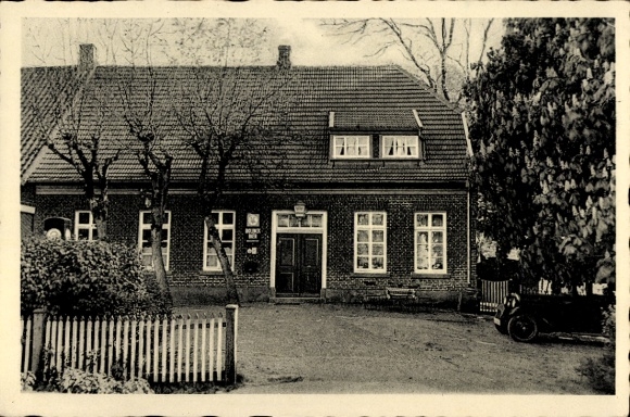 Postcard Scharrel Saterland in Oldenburg, inn