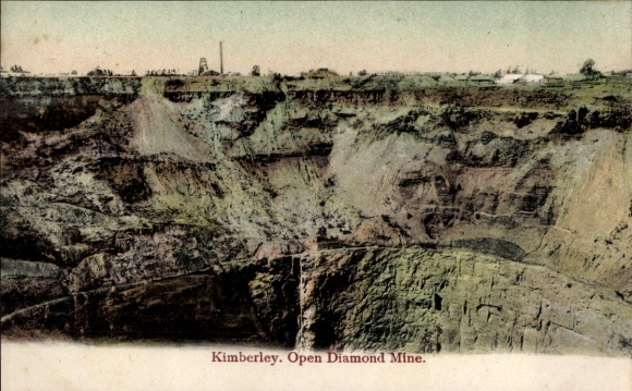 PC Kimberley South Africa, Open Diamond Mine
