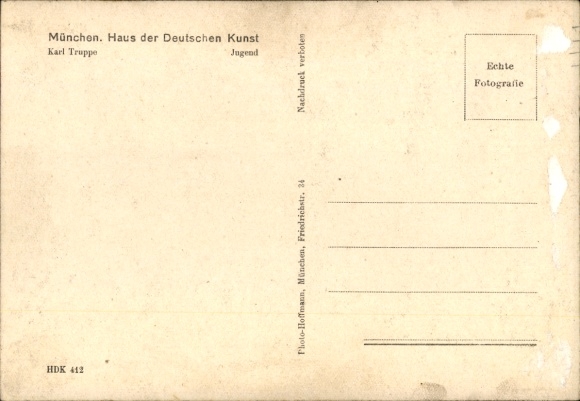 Artist Postcard Troupe, Karl, Youth, Nude