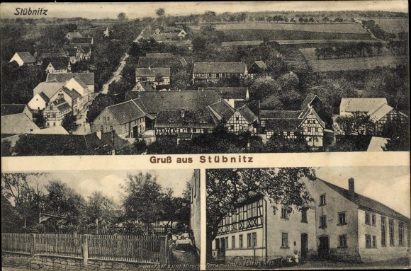 Ak Stübnitz Bad Köstritz, Gasthof zum Hirsch
