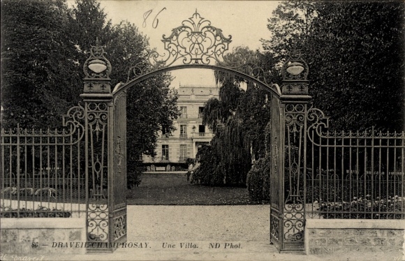 Ak Draveil Essonne, Eine Villa in Draveil