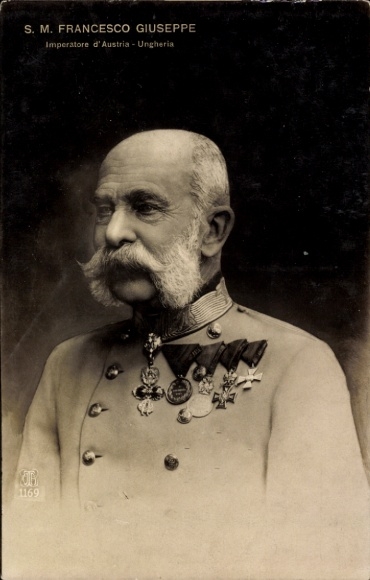 Ak Kaiser Franz Joseph I., Portrait