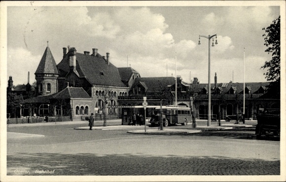 Ak Goslar am Harz, Bahnhof