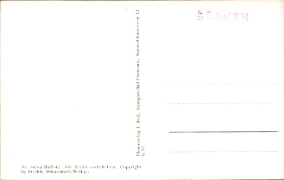 Postcard Weinheim an der Bergstraße Baden, aerial photograph