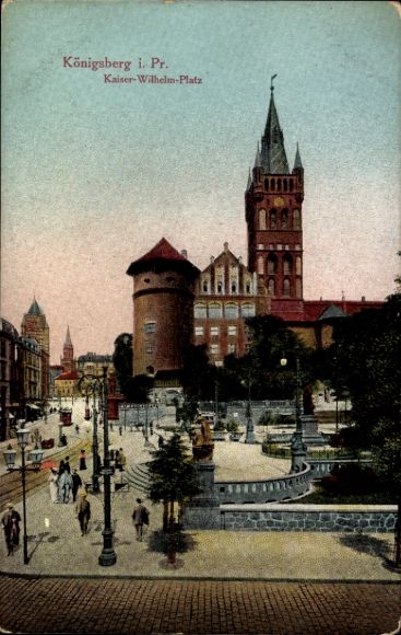 Ak Kaliningrad Königsberg Ostpreußen, Kaiser Wilhelm Platz