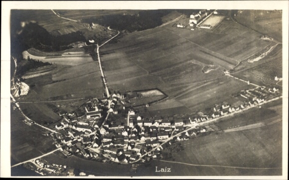 KP Laiz Sigmaringen nad Dunajem, zdjęcie lotnicze