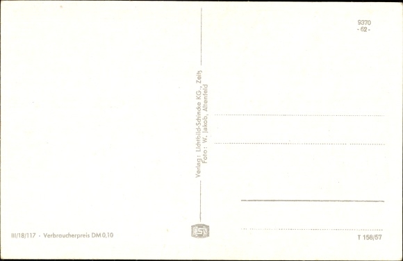 Postcard Altenfeld in Thuringia, House of the People