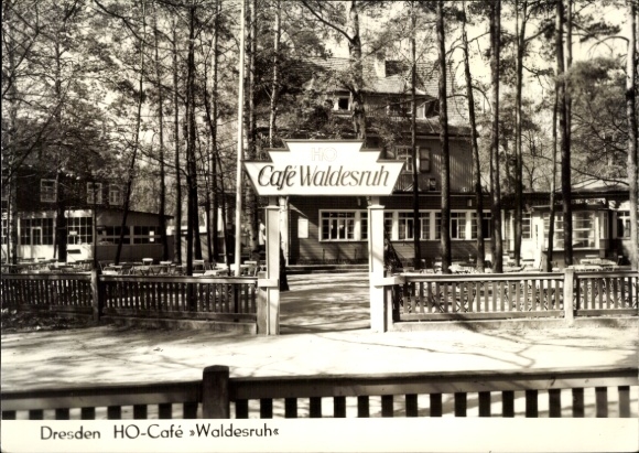 Ak Dresden Klotzsche Wilschdorf, HO-Café Waldesruh