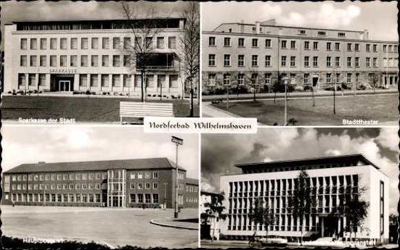 10 alte Ak Ostseebad Wilhelmshaven, diverse Ansichten