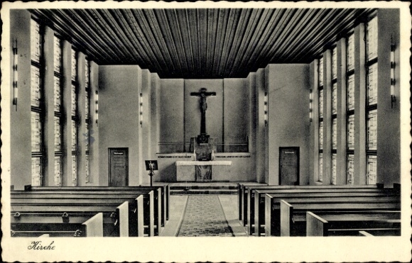 Ak Teltow in Brandenburg, kerkinterieur, abdij van Bethesda