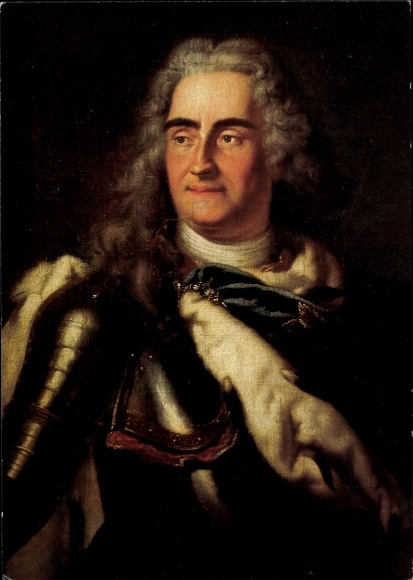 Artist Postcard Friedrich August I, Elector of Saxony and King of Poland