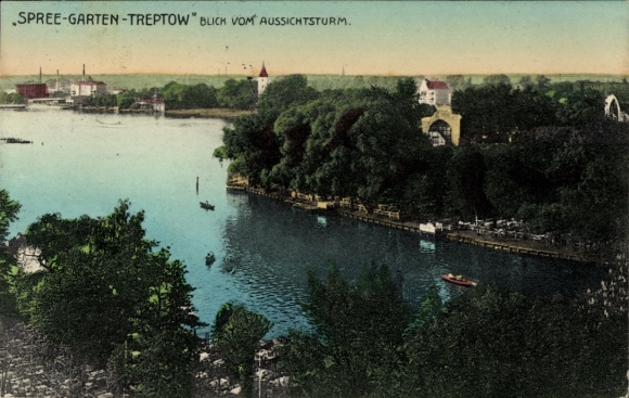 KP Berlin Treptow, Spree Garden Treptow, widok z wieży widokowej