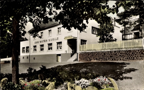 Postcard Westerburg in the Westerwald, Gasthof Zur guten Quelle