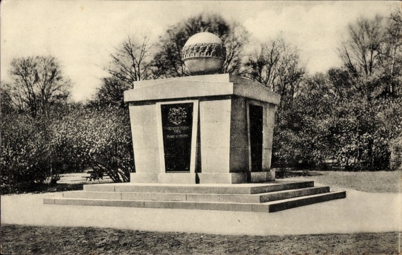 Ak Halle an der Saale, 36er Denkmal