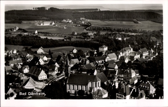 Ak Bad Dürrheim, Fliegeraufnahme