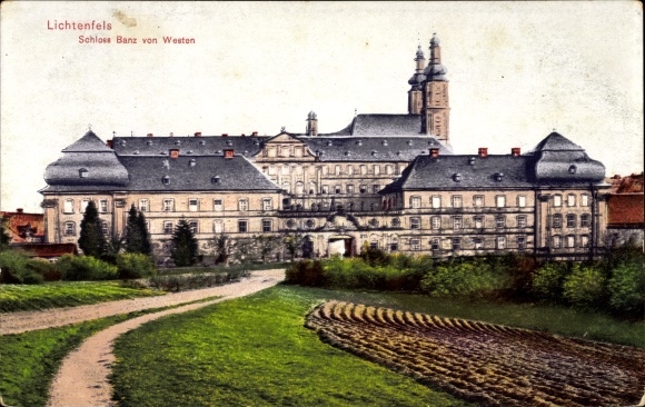 Postcard Bad Staffelstein am Main Upper Franconia, Banz Castle
