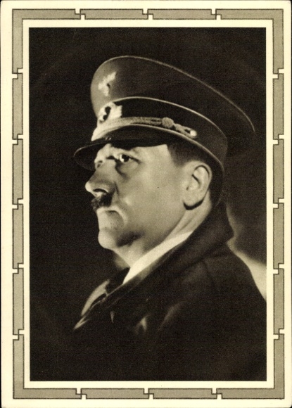 Postwaardestuk Ak Führer en Rijkskanselier Adolf Hitler, portret