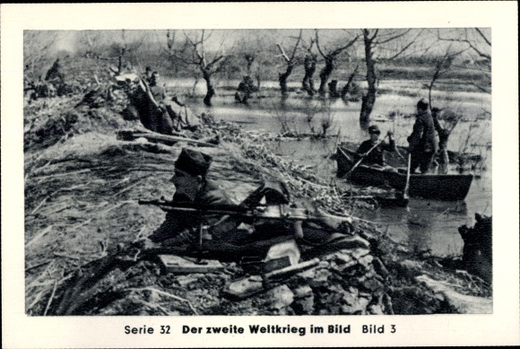 Collection picture The second world war in the picture, Romanian battalions fight in the Kuban delta