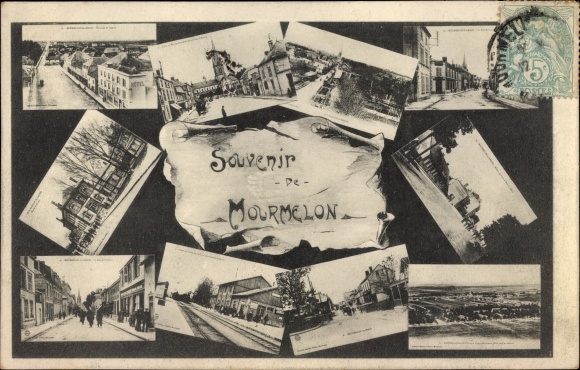 Postcard Mourmelon Marne, Gesamtansicht, Souvenir, Surroundings