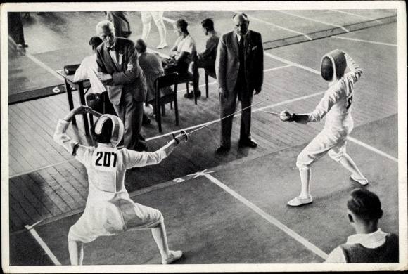 Collection picture Olympia 1936, fencers Hedwig Hass and Thea Keller