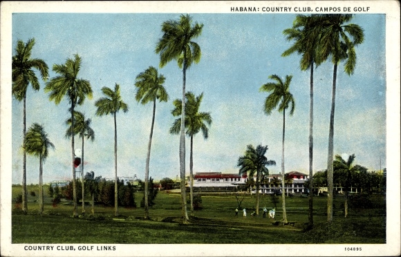 Ak Havana Havanna Habana Kuba, Country Club, Golfplatz