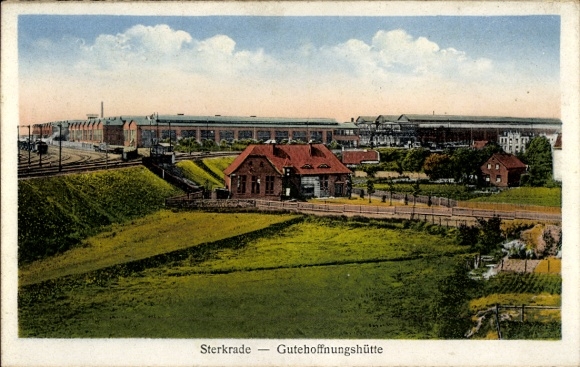 Ak Sterkrade Oberhausen am Rhein, Gutehoffnungshütte
