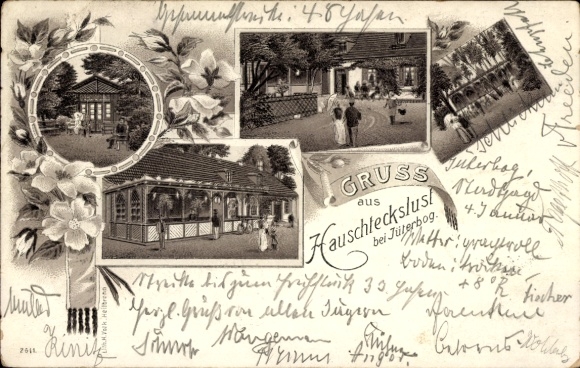 Chromo-Litho Jüterbog in Brandenburg, Gasthof Hauschteckslust