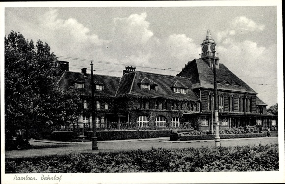 PC Hamborn Duisburg in the Ruhr area, train station