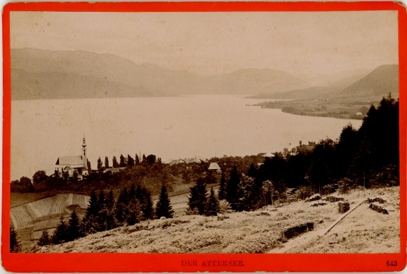 Photo Attersee in the Salzkammergut region of Upper Austria, panorama