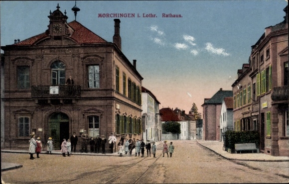 Ak Morhange Mörchingen Lothringen Moselle, Rathaus
