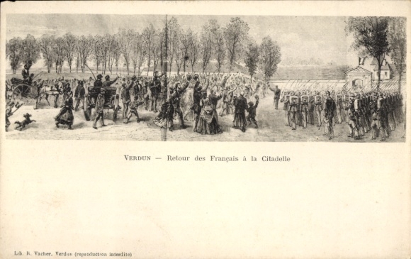 KP Verdun, Powrót Francais a la Citadelle