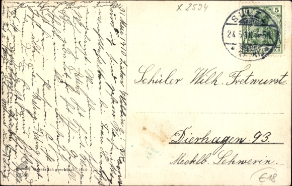 Postcard Bad Sülze in Mecklenburg, Salinenstrasse