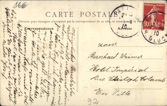 Postcard Courbevoie Hauts de Seine, Flooded Parisian suburbs, Passage de la Réunion, January 1910, Sun