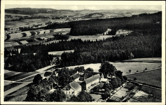 KP Fahrenbach im Odenwald, zdjęcie lotnicze, Kurheim Schlossgut